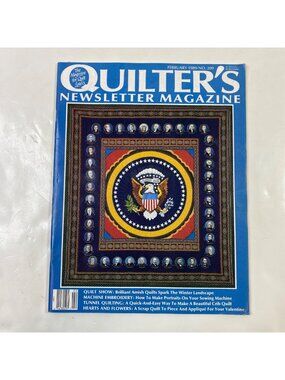 Quilters Newsletter Magazine No 209  February 1989 No. 209 Quilting Patterns